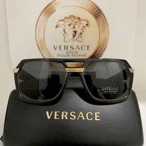 VERSACE Sunglasses 4399 Model in Black & Gold